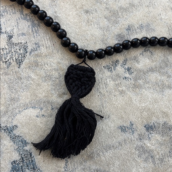 Bundle- Wood Bead Tassel Garland Wooden 72 inch 6 ft - Picture 11 of 12